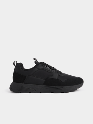 Men's Relay Jeans Mono Runner Black Trainer