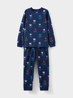 Cotton On Kids Blue Ava Long Sleeve Pyjama Set
