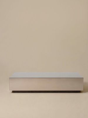 Eva Mirror Coffee Table Bronze 150cm