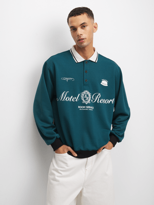 The FIX Men's Green Graphic Golfer