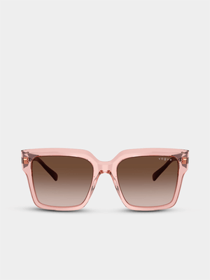 Vogue Eyewear Transparent Dark Pink 54 Sunglasses
