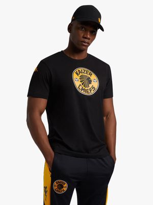 Mens Kappa Kaizer Chiefs Ametor Black Tee