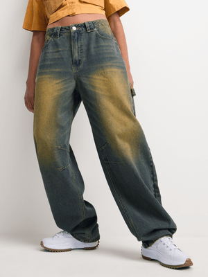 Redbat Women's Blue Wash Skate Jeans