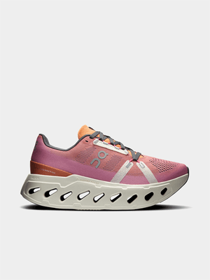 On Womens Cloudeclipse Tangerine/Ivory Running Shoes