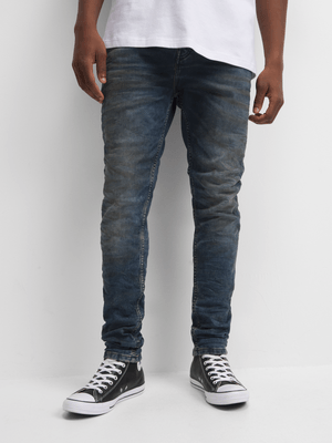 Redbat Men's Medium Blue Tapered Jeans