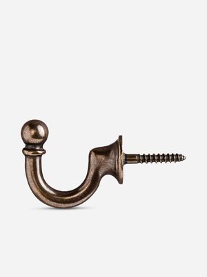 Tudor Hook Curtain Holdback Bronze
