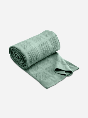 Volpes Cotton Sage Blanket