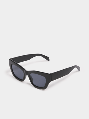 The FIX Unisex Black Mob Sunglasses