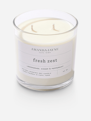 Amanda-Jayne Fresh Zest Double Wick Soy Candle