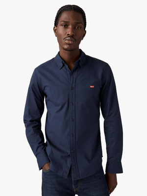 Men's Levi's Navy Classic Battery Hm Blazer Shirt