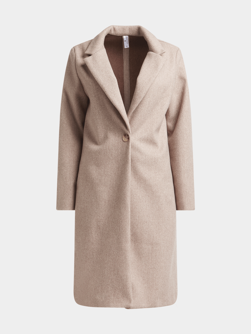 Unlined Melton Coat | Bash