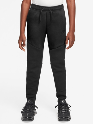 Nike Boys NSW Tech Fleece Black Joggers