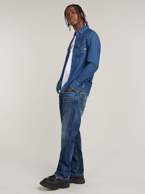 G-Star Men's Dakota Regular Straight Meduim Blue Jeans