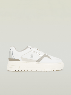 G-Star Women's Lhana III White/Silver Sneakers