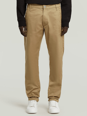 G-Star Men's Morry Tapered Beige Chino Pants