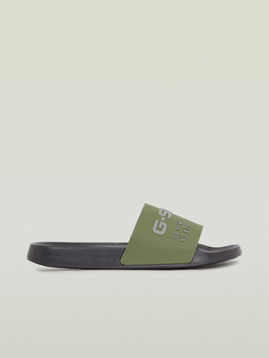 G-Star Men's Cart III Tonal Olive/Black Slide