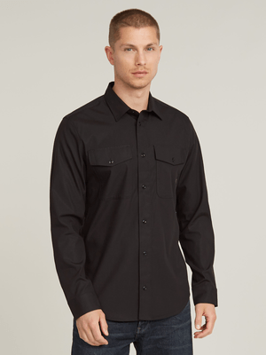 G-Star Men's Marine Slim Black Shirt