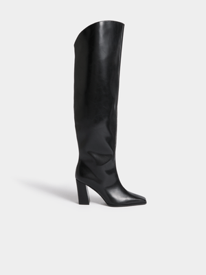 Luella Square Toe Block Heels