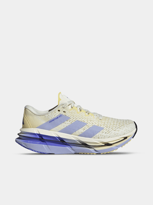 adidas Womens Adistar Byd Ivory/Violet/Yellow Running Shoes