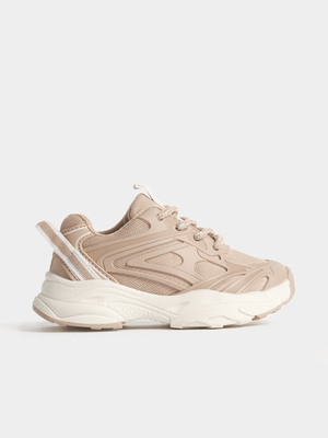 Jet Younger Boys Natural Chunky Sneakers