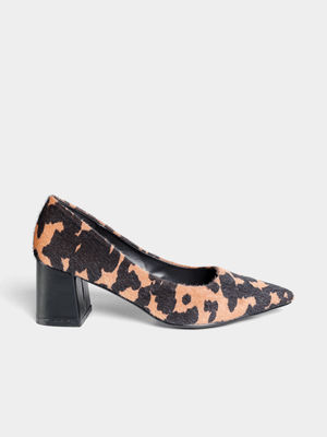 Women's Madison Multi Ginger Pony Hair Court Heels
