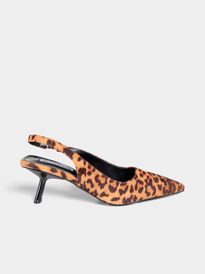 Women's Madison Multi Germani Plain Slingback Heels