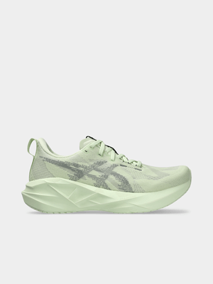 Asics Womens Novablast 5 Whisper Green/Monument Blue Running Shoes
