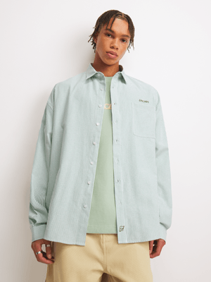 Archive Men's Green Stripe Shirt