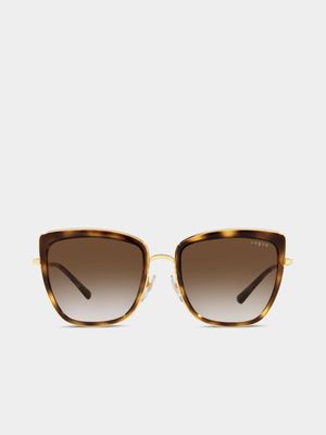 Vogue Eyewear Caramel 56 Polarized Sunglasses