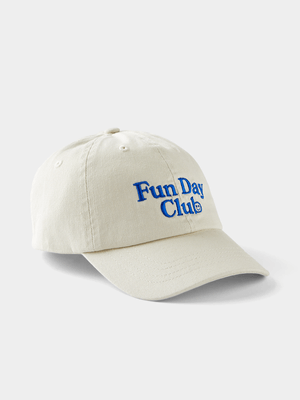 Cotton On Kids Beige Fun Day Club Cap