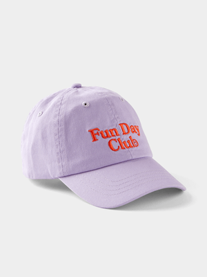 Cotton On Kids Purple Fun Day Club Cap