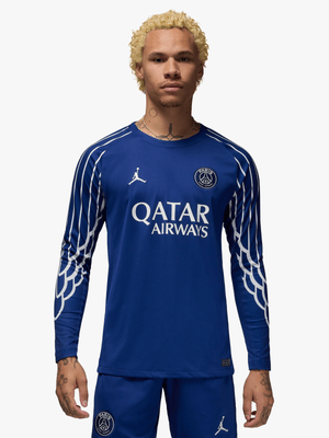 Nike Mens Paris Saint-Germain LS Stadium 24/25 Navy Jersey