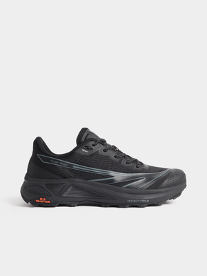 Hi-Tec Mens Flash Trail Black Trail Running Shoes