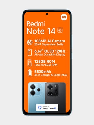 Xiaomi Redmi Note 14 Dual Sim +15GB +50Min - Telkom