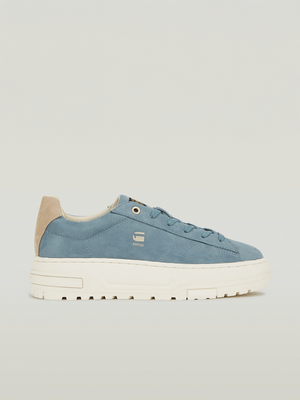 G-Star Women's Lhana II Suede Medium Blue Sneakers