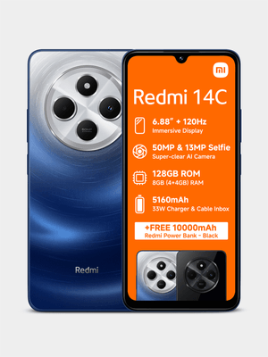 Xiaomi Redmi 14C Dual Sim + 15GB - Telkom