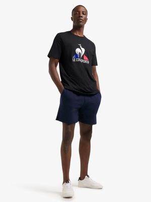 Le Coq Sportif Mens Graphic Tri Core Black Tee