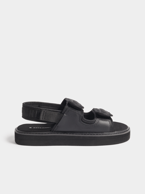 Jonathan D Men's Jerry Black Sandal