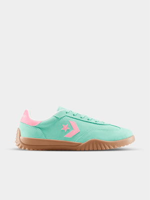 Converse Women's Run Star Trainer Suede Light Aqua Sneaker
