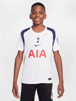 Nike Youth Tottenham Hotspur Home 25/26 White Stadium Jersey