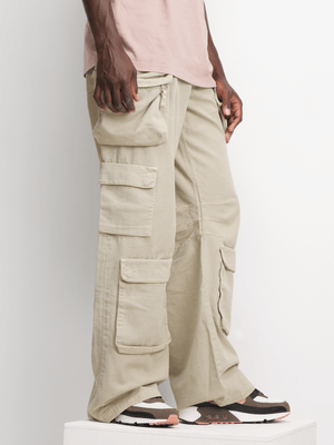 Redbat Men's Neutral Baggy Utility Jeans