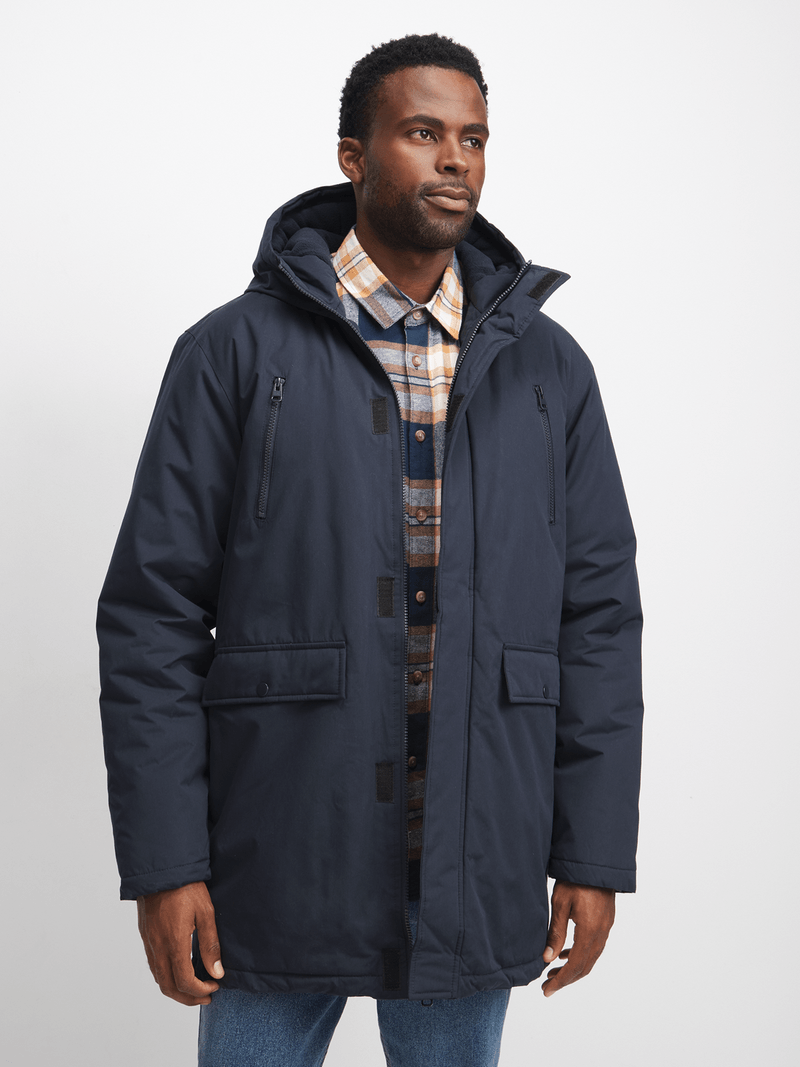 ランキング上位のプレゼント Exact Bash.com - Jacket Parka Navy Men's ジャケット・アウター