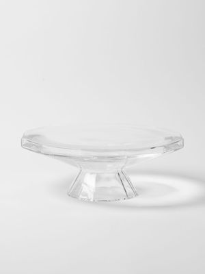 Crystaline Glass Serving Stand 28cm