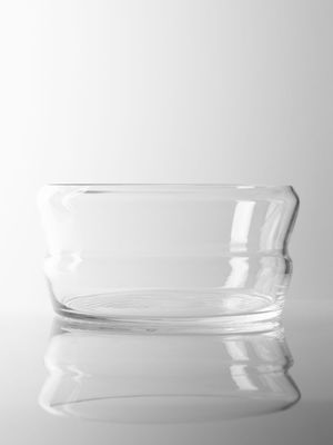 Crystaline Glass Peko Bowl 25cm