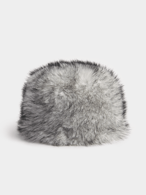 The FIX Women's Grey Fur Hat