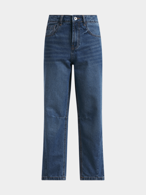 Jet Teen Girls Light Blue Barrel Jeans