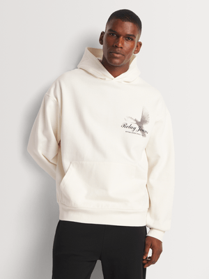 Men's Relay Jeans Oversized Renaissance Milk Graphic Hoodie
