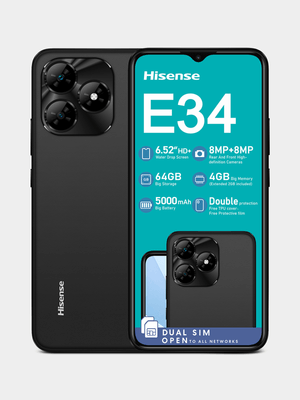 Hisense E34 Dual Sim - Vodacom
