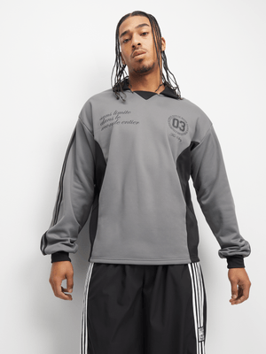 The FIX Men's Grey Graphic Sporty Top