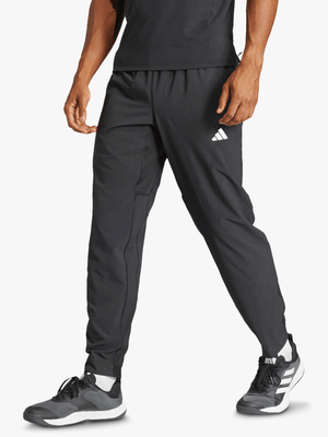 adidas Mens Train Essential Black/White Training Pants